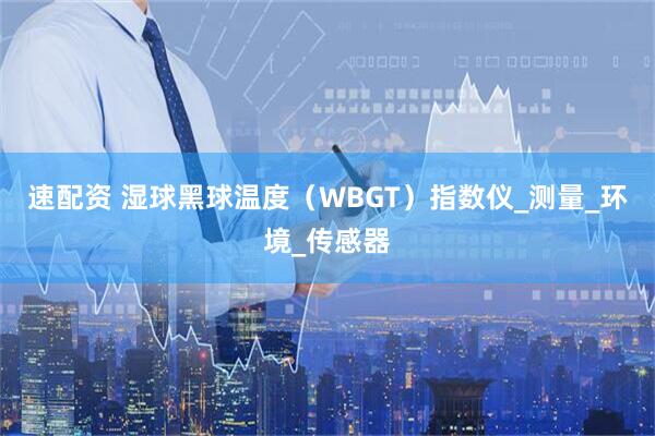 速配资 湿球黑球温度（WBGT）指数仪_测量_环境_传感器